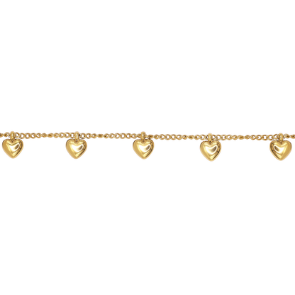 Armband Damen Edelstahl Valerie in Gold - Karabinerverschluss im Detail