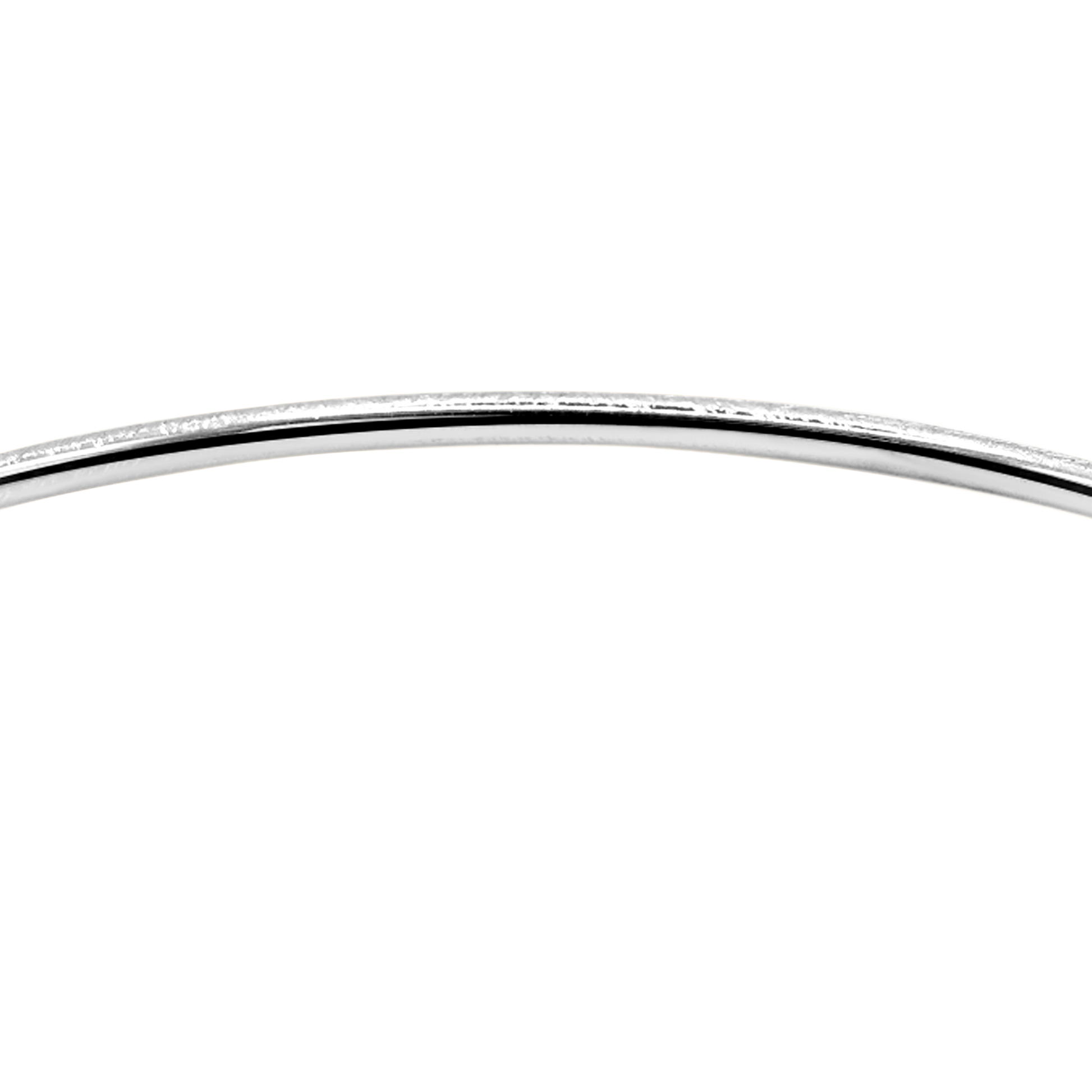 Armband Damen Edelstahl Aelia in Silber - Detail des offenen Reifs