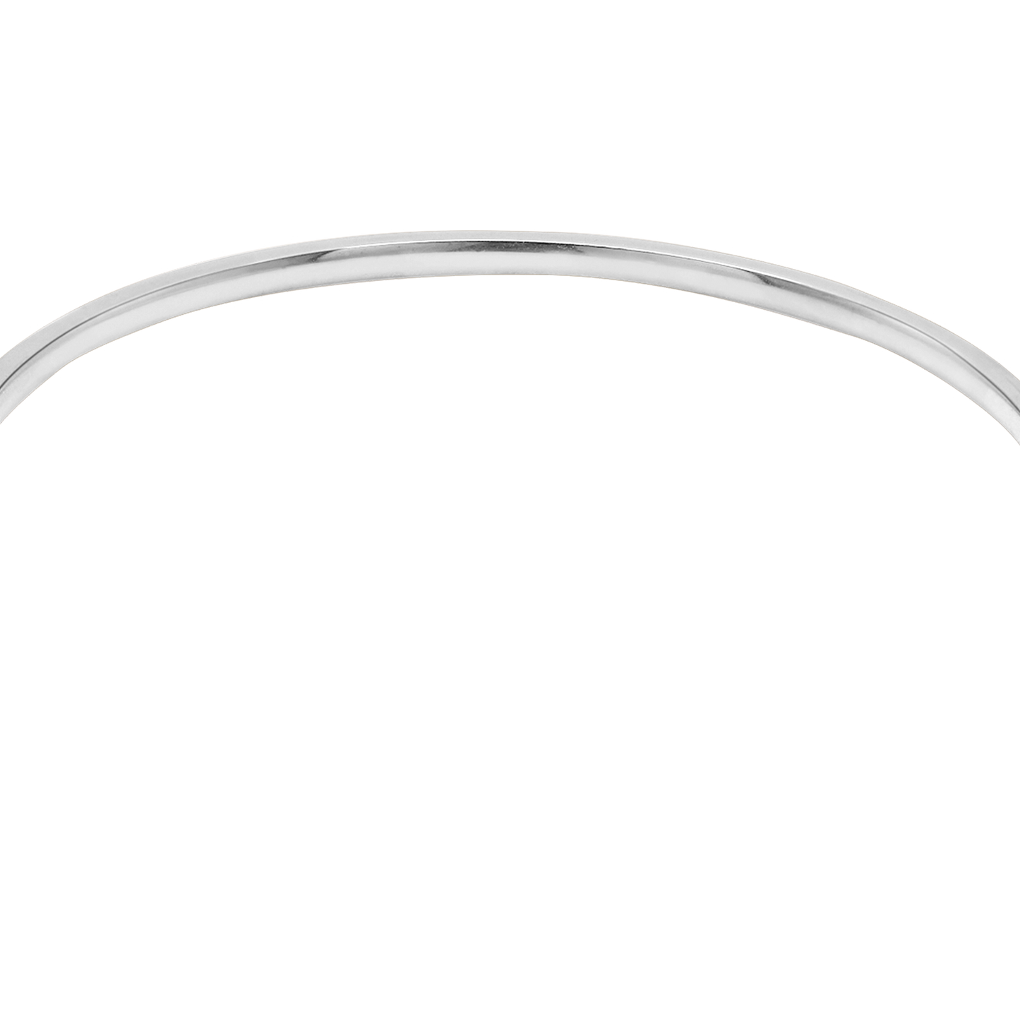 Armband Damen Edelstahl Aerin in Silber - Detail des schmalen Armreifs