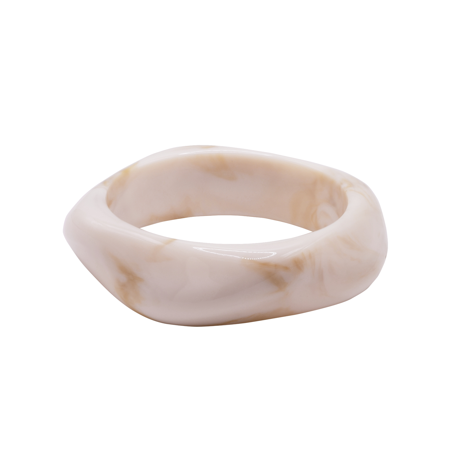Armband Damen Resin Lavinia in Silk als breiter Armreif - Produktbild