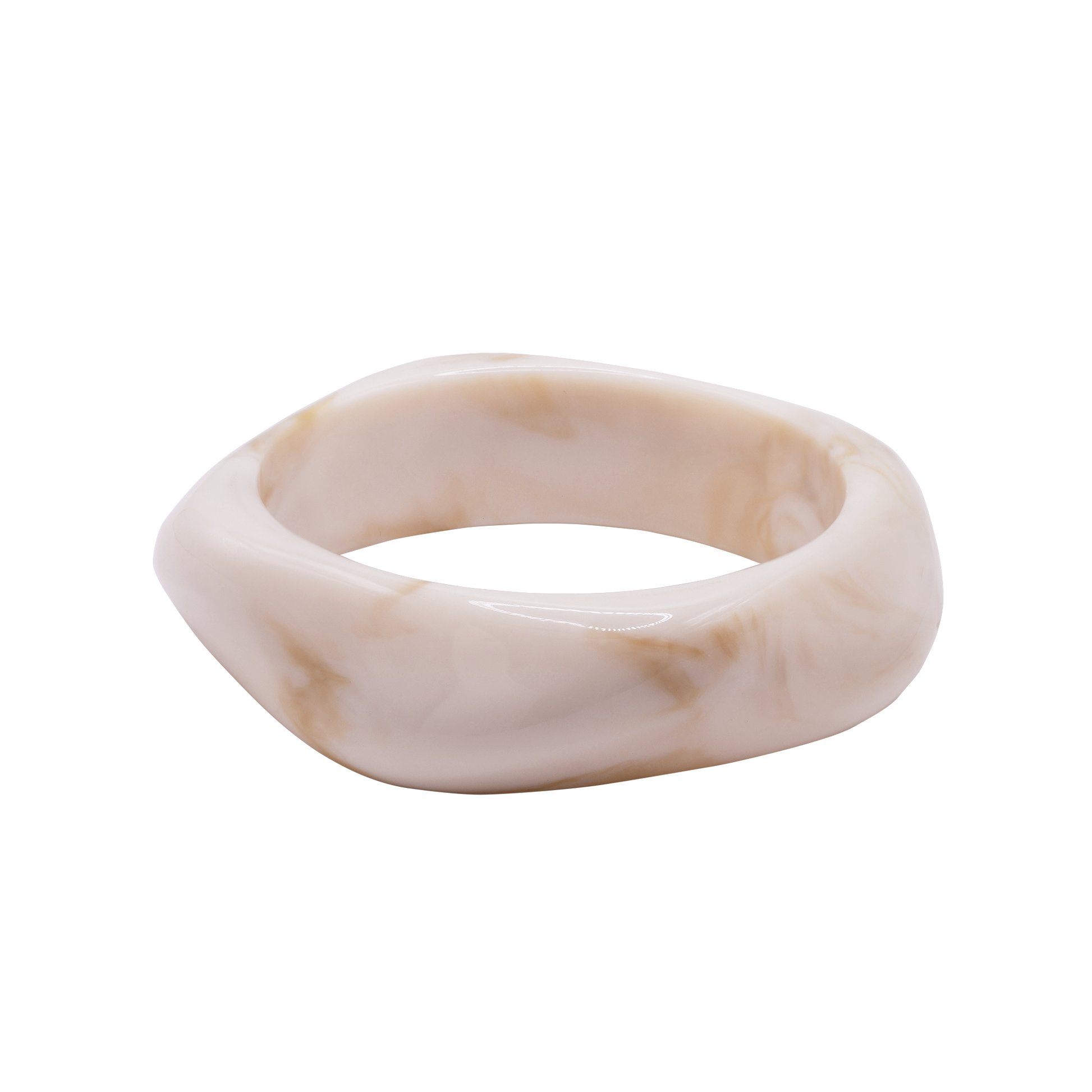 Armband Damen Resin Lavinia in Silk als breiter Armreif - Produktbild