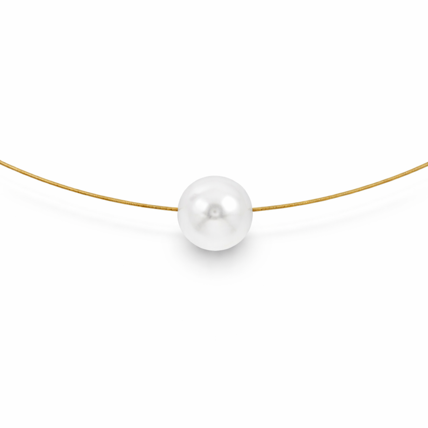 Kette mit weißer Perle