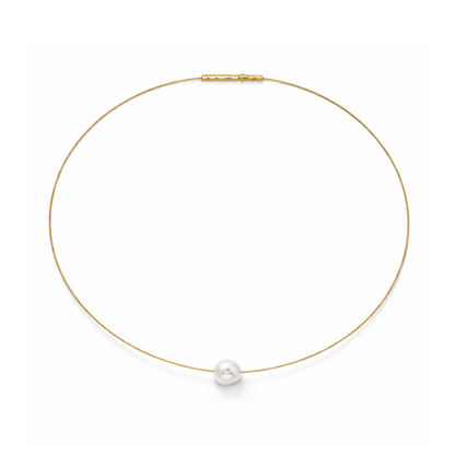 Kette mit weißer Perle