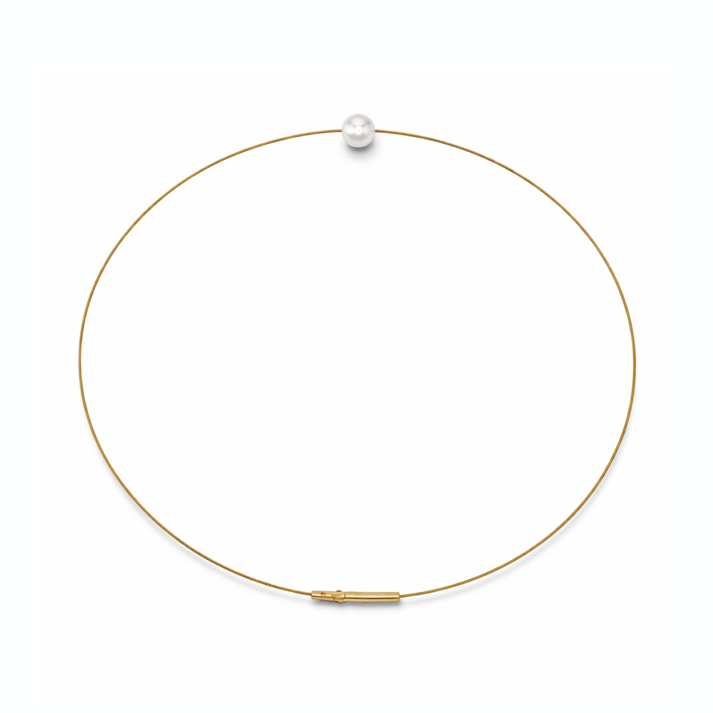 Kette mit weißer Perle