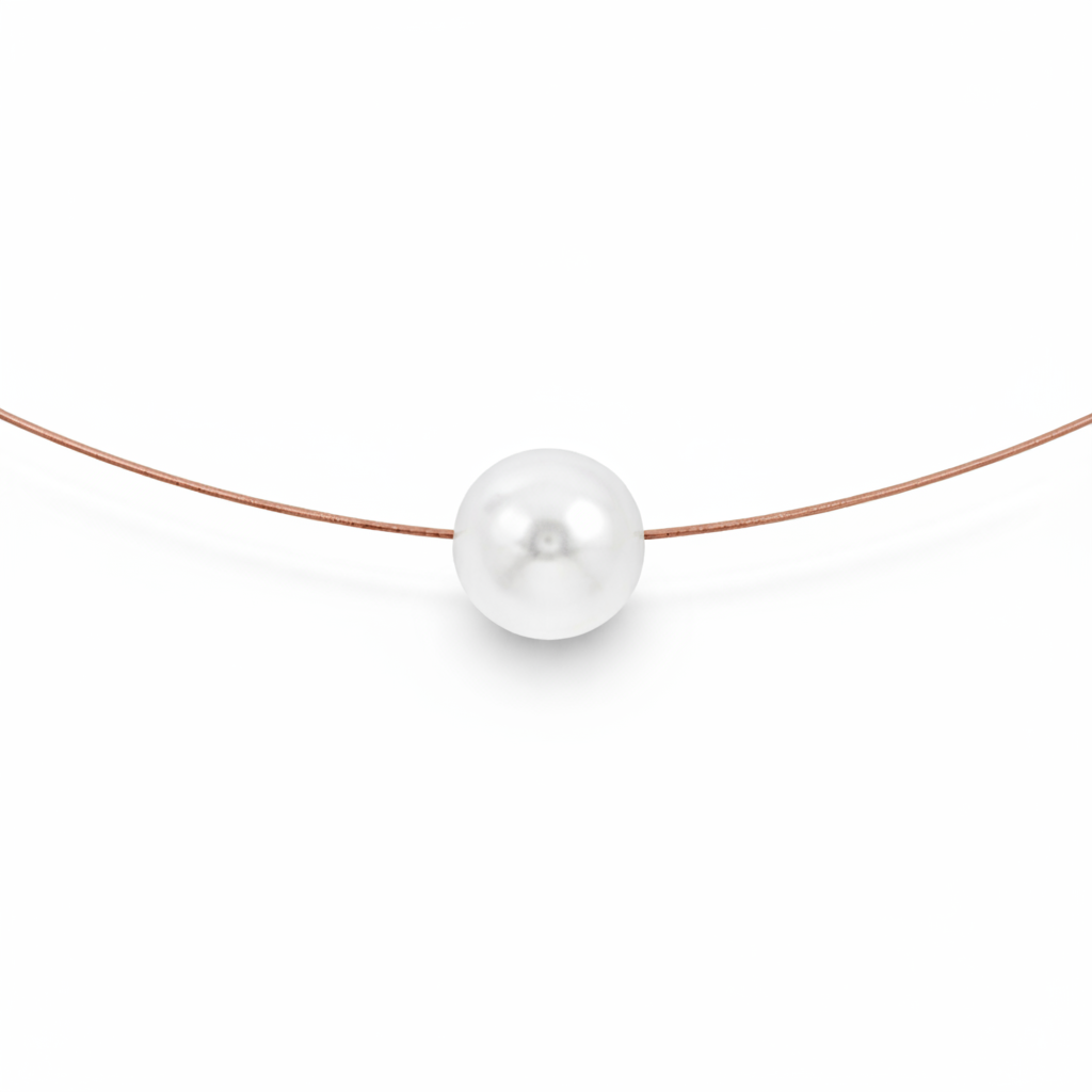 Kette mit weißer Perle