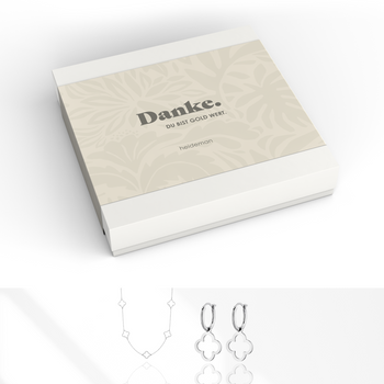 Geschenkbox Danke Kleeblatt