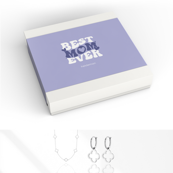 Geschenkbox BEST MOM Kleeblatt
