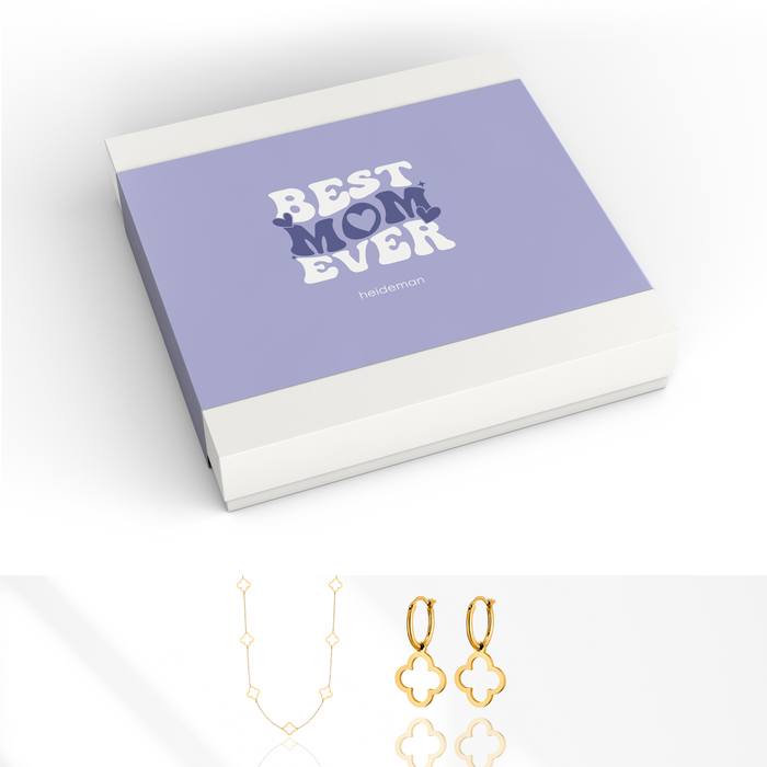 Geschenkbox BEST MOM Kleeblatt
