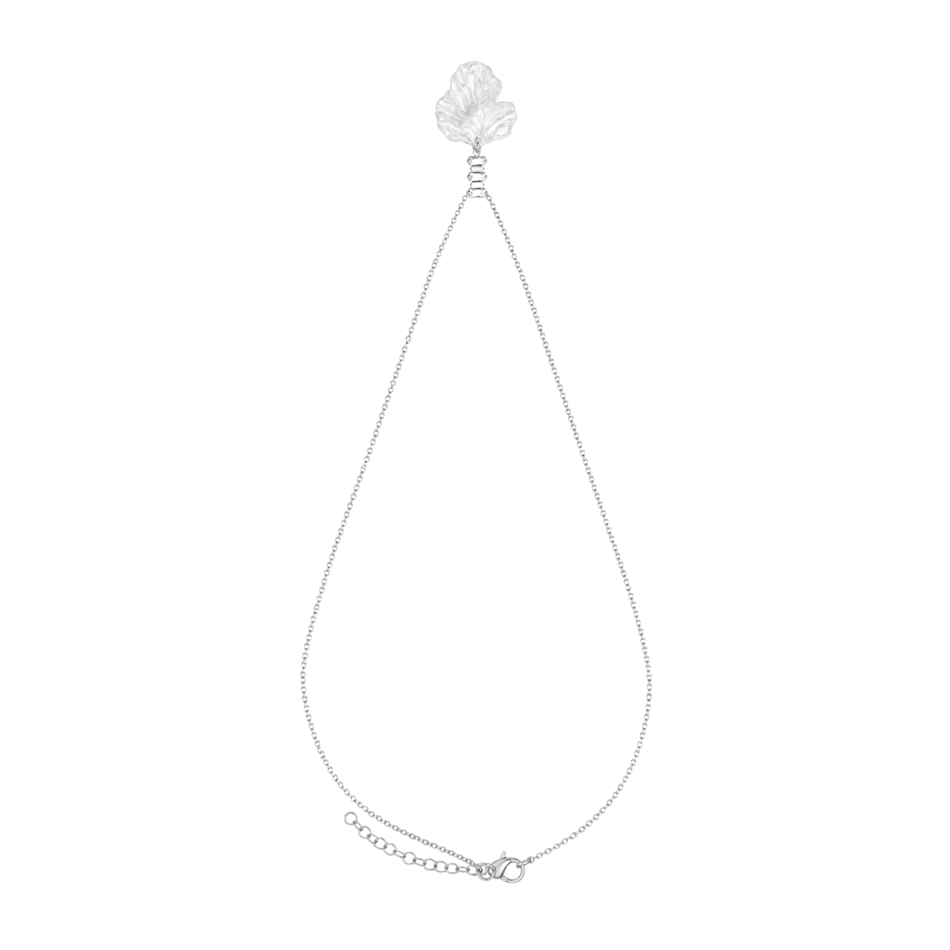 Halskette Damen Edelstahl Beryl in Silber in der Geschenkbox