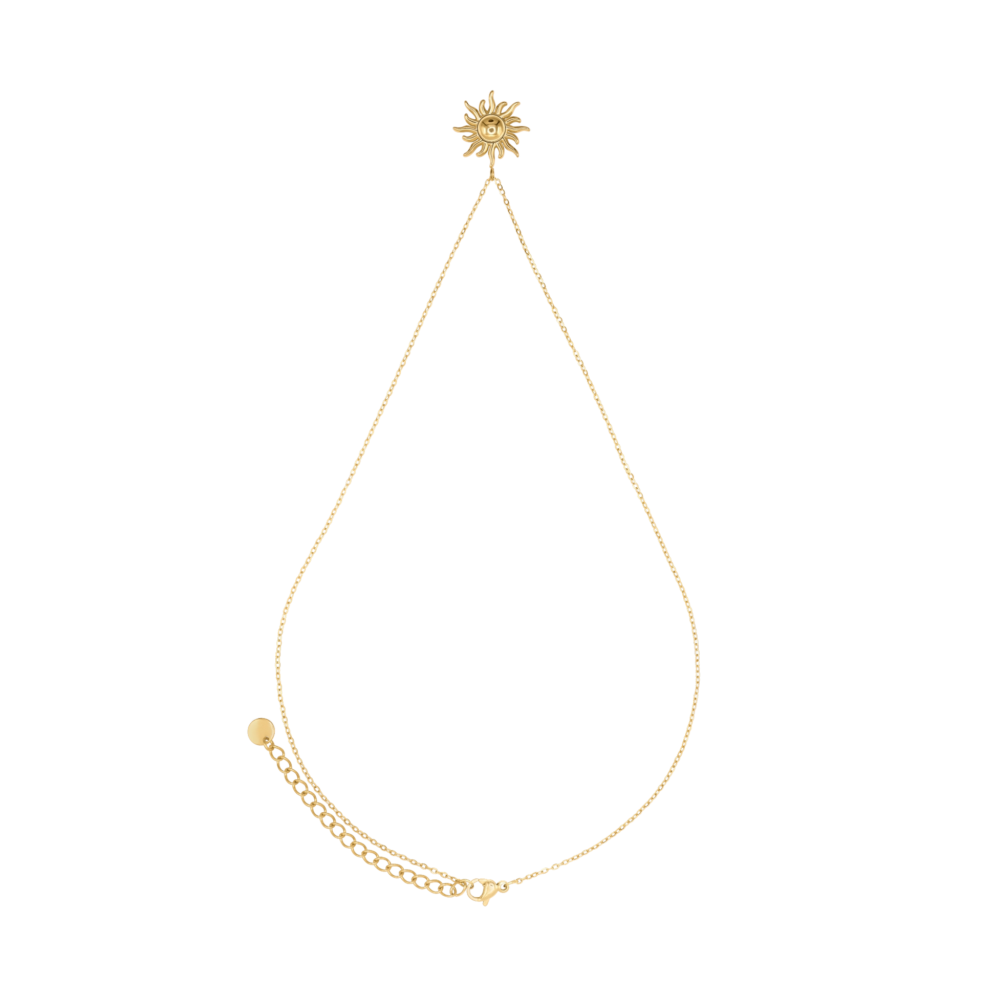 Halskette Damen Gold Halla in Gold mit Geschenkbox