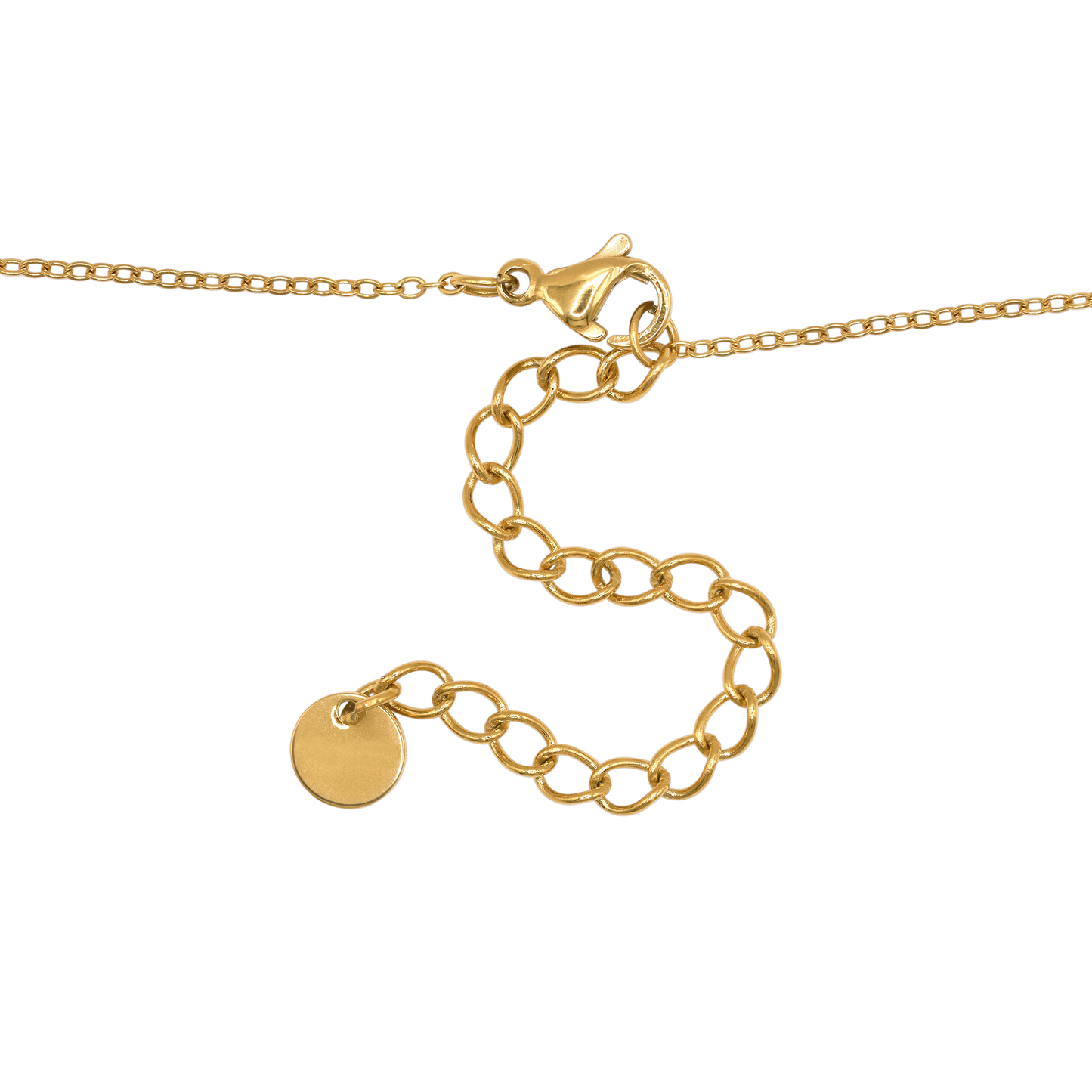 Halskette Damen Gold Nanna in Gold stilvoll zum Outfit gestylt