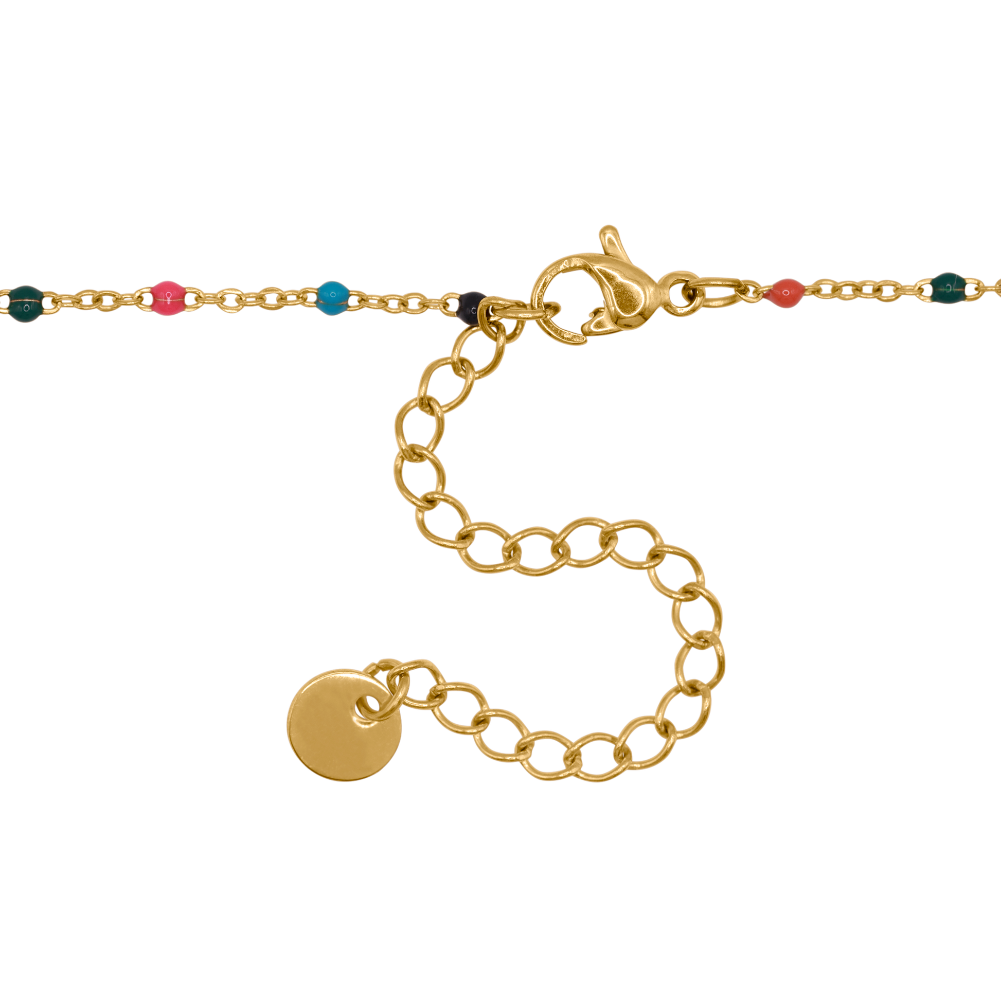 Halskette Damen Gold Danica in Gold, stilvoll gestylt zu einem Outfit