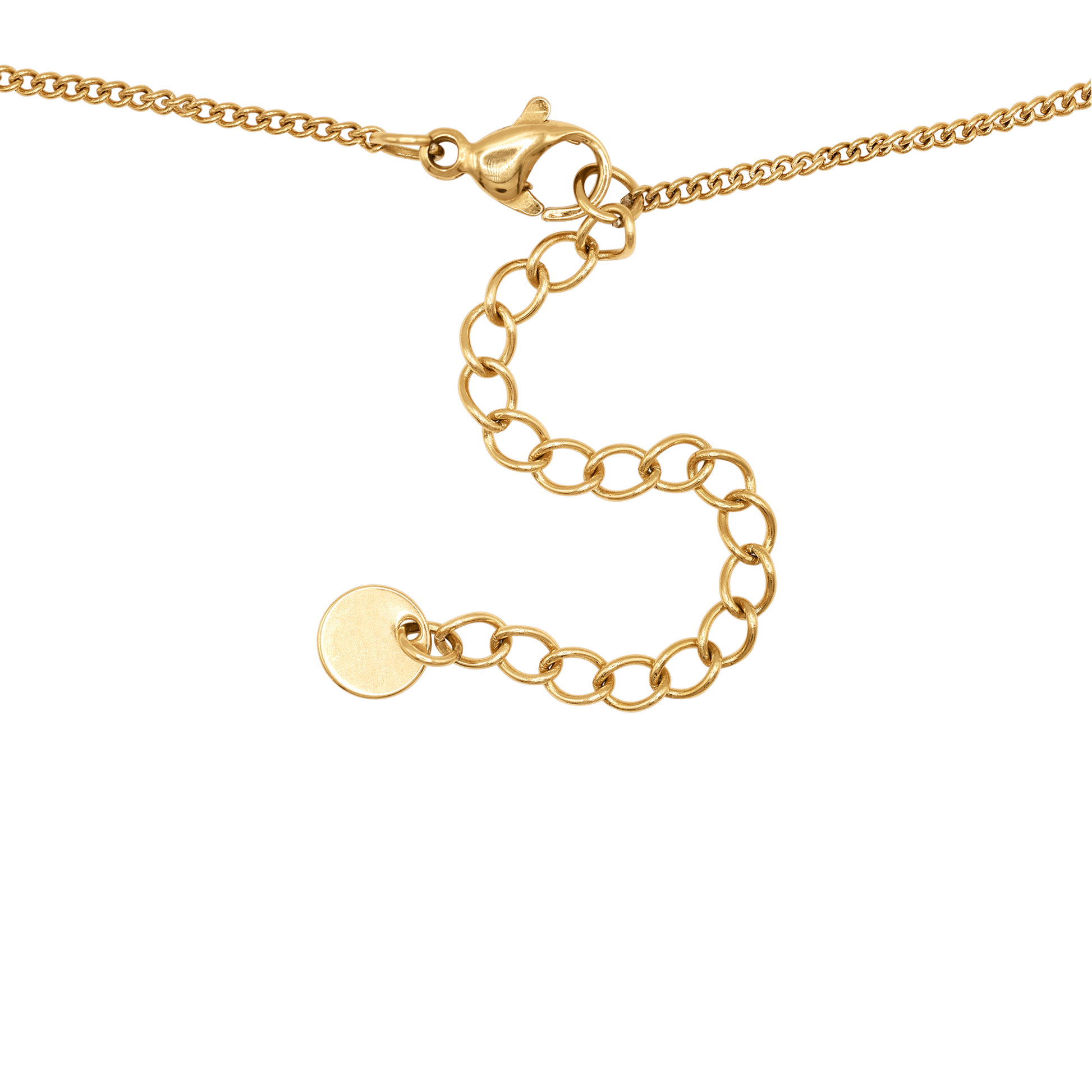 Halskette Damen Gold Amaris in Gold, stilvoll gestylt zu einem Outfit