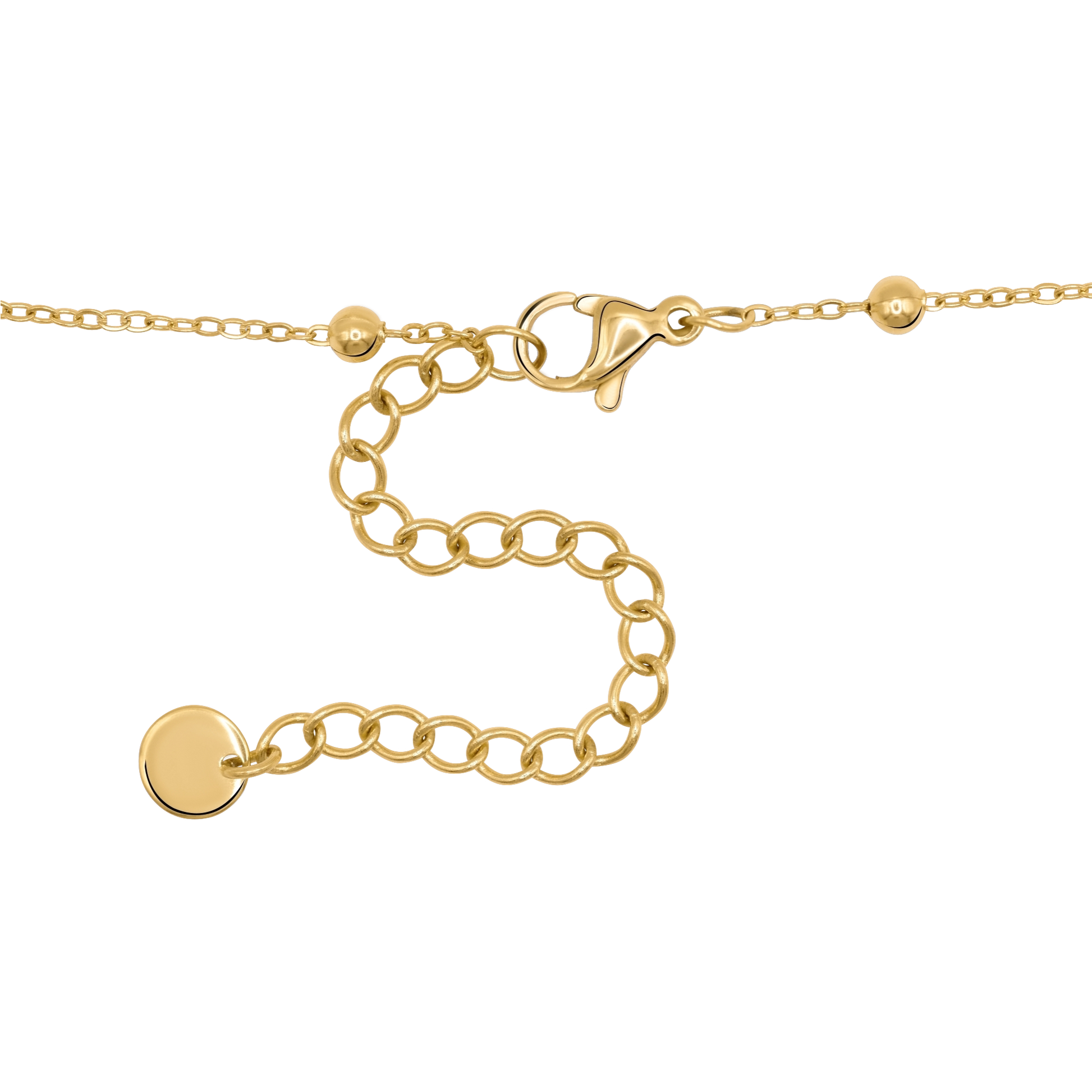 Halskette Damen Gold Melia in Gold, stilvoll gestylt zu einem Outfit