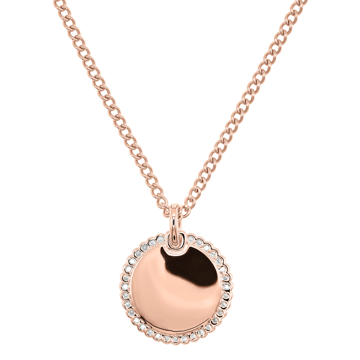 Halskette Damen Edelstahl Fiorella in Rose - Produktbild