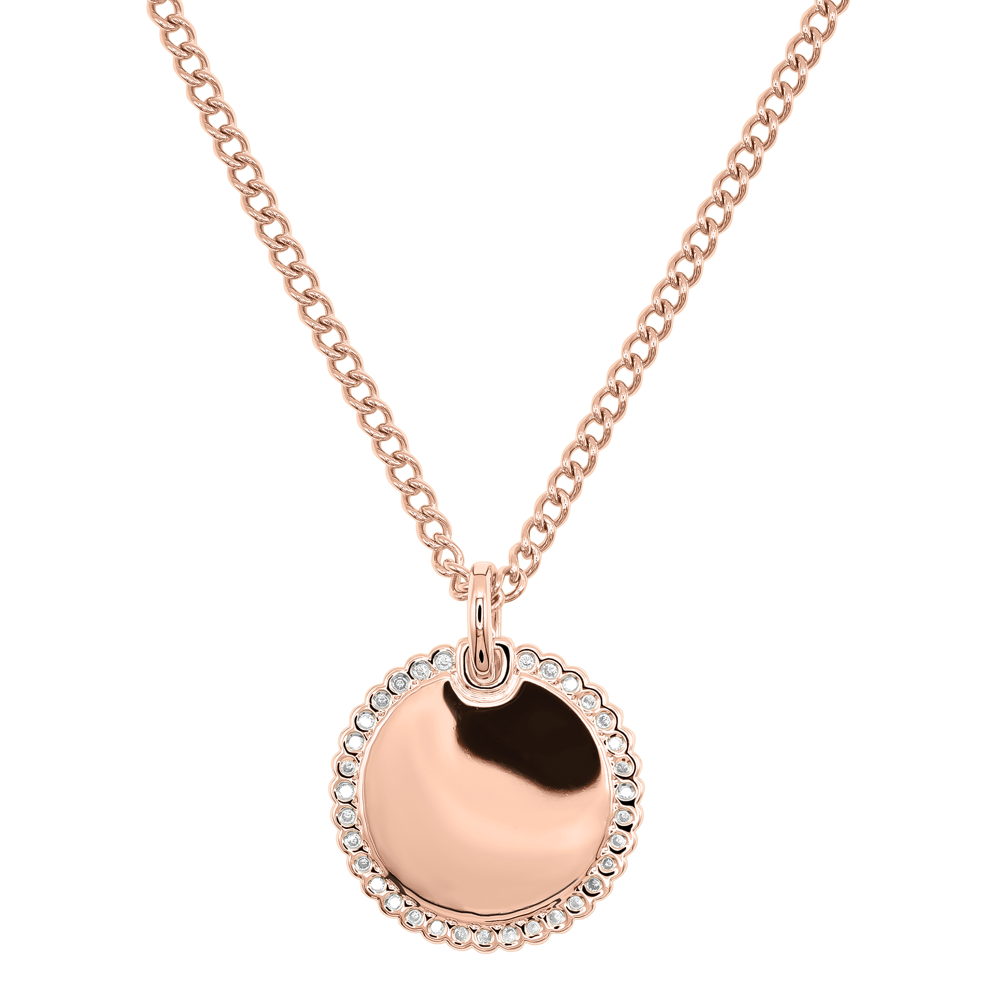 Halskette Damen Edelstahl Fiorella in Rose - Produktbild