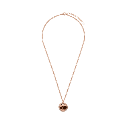 Halskette Damen Edelstahl Fiorella in Rose - Verschluss im Detail