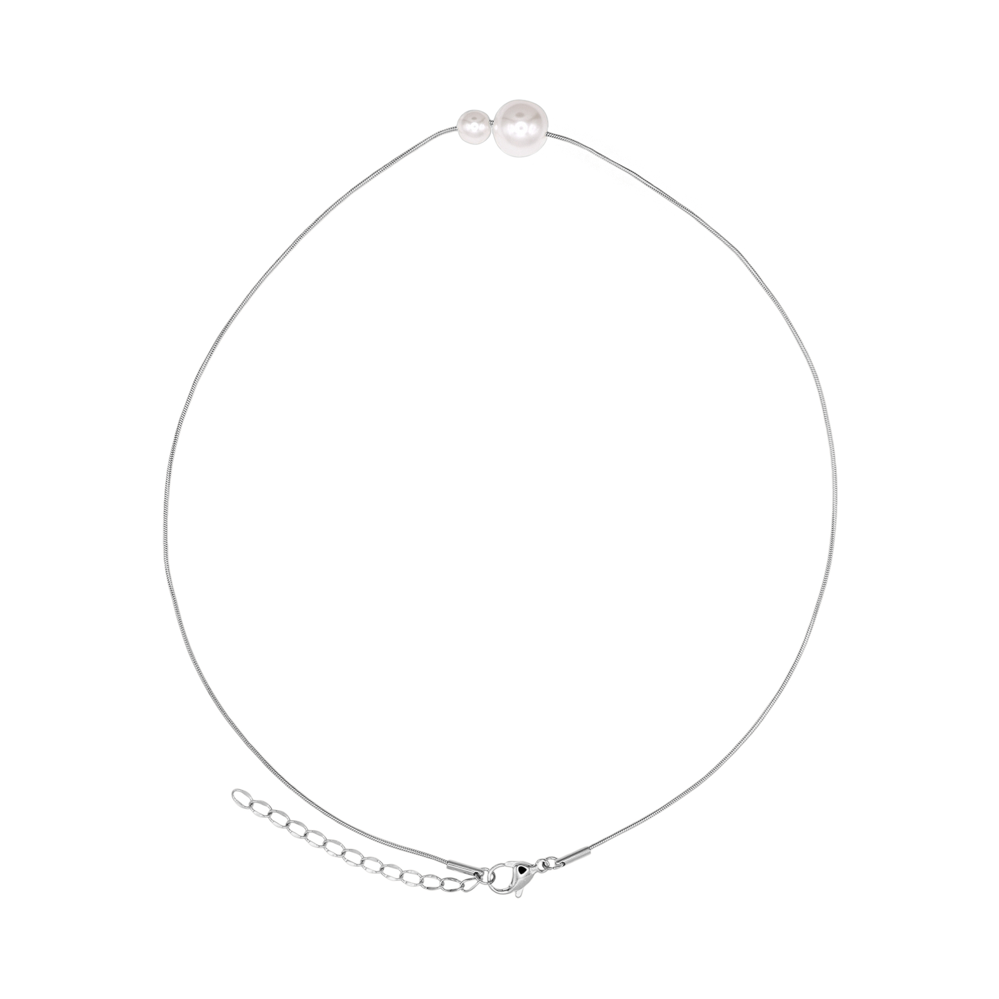 Kette Damen Edelstahl Solene Silber in der gratis Geschenkbox