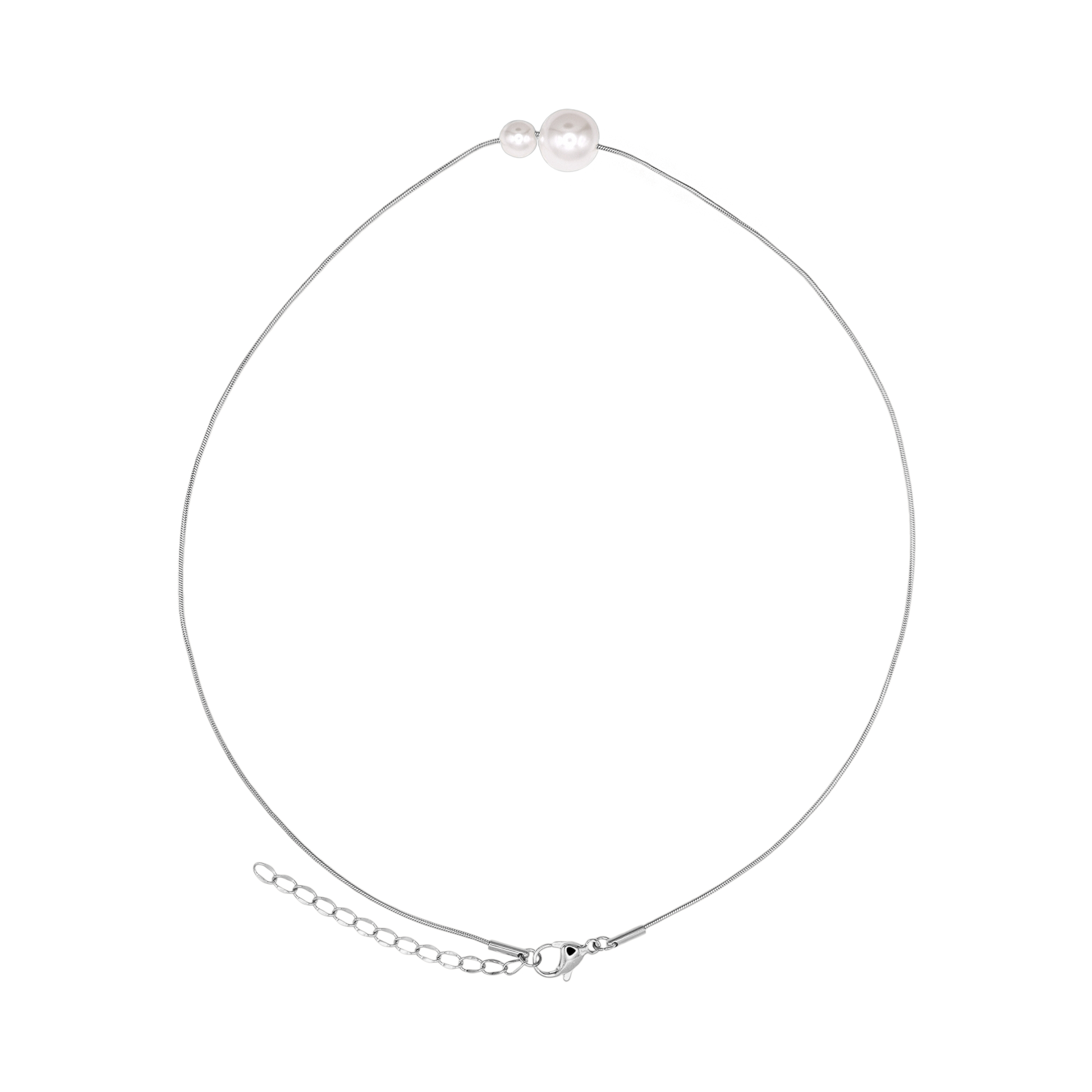 Kette Damen Edelstahl Solene Silber in der gratis Geschenkbox