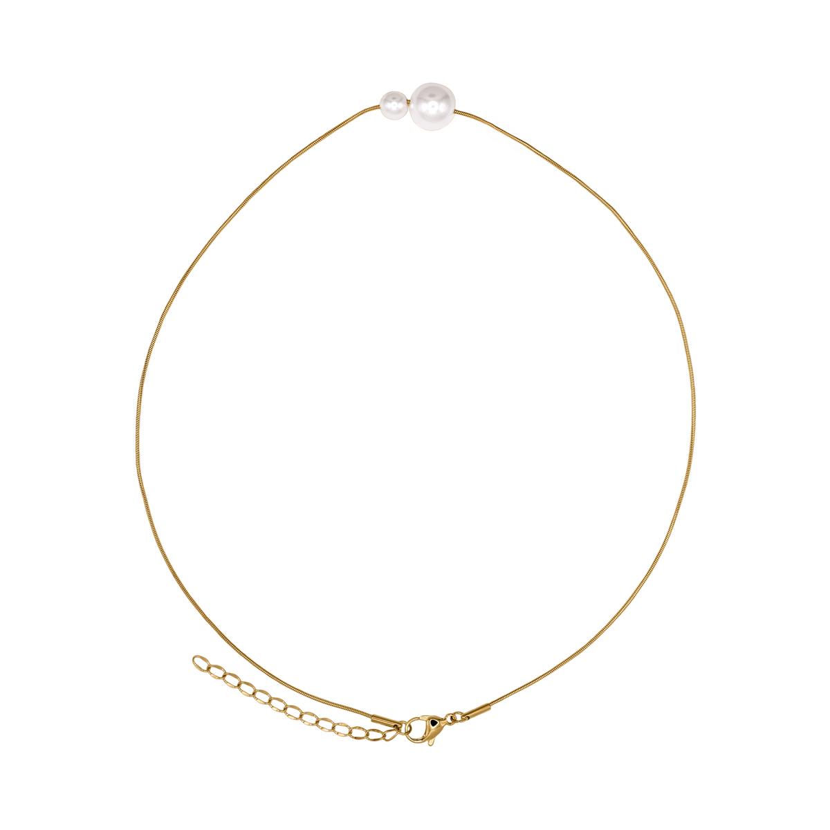 Kette Damen Edelstahl Solene Gold in der gratis Geschenkbox