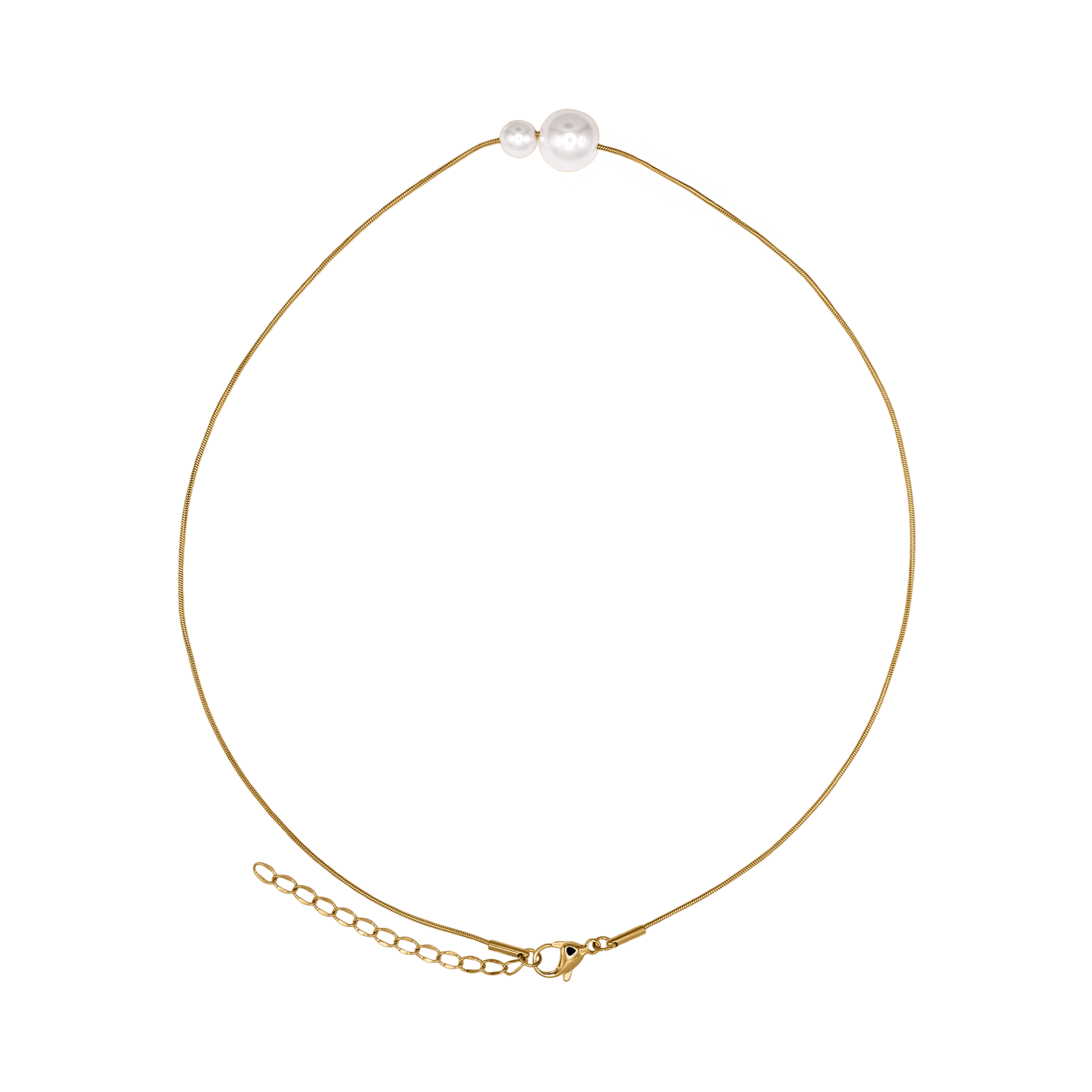 Kette Damen Edelstahl Solene Gold in der gratis Geschenkbox