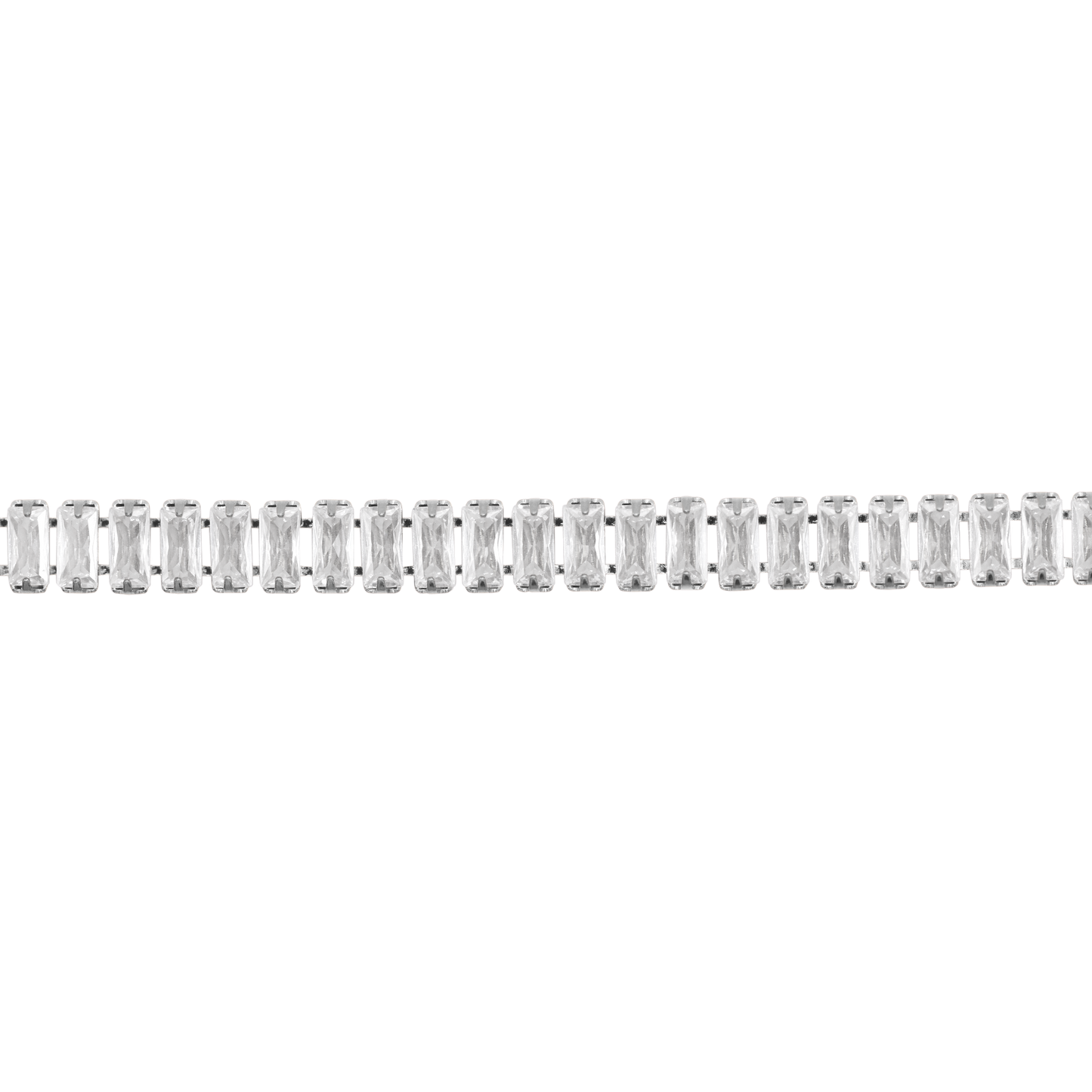 Halskette Damen Edelstahl Zelie in Silber mit Zirkonia von Heideman
