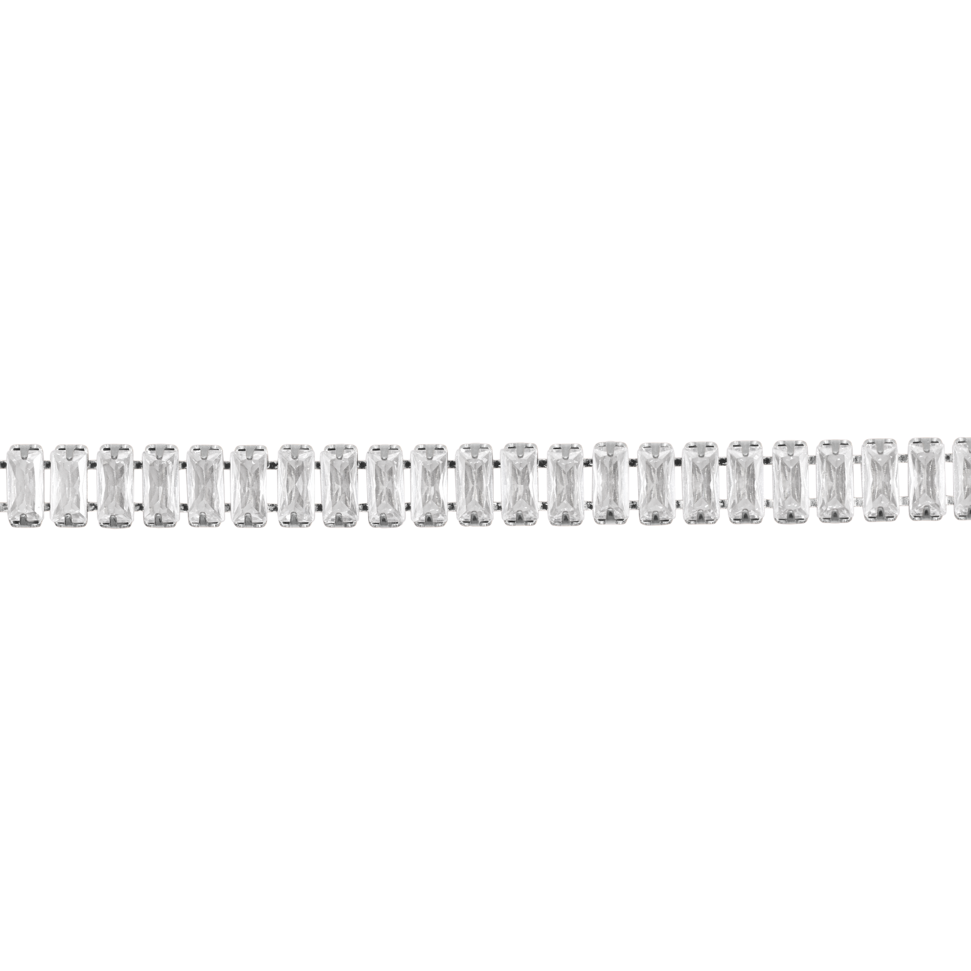 Halskette Damen Edelstahl Zelie in Silber mit Zirkonia von Heideman
