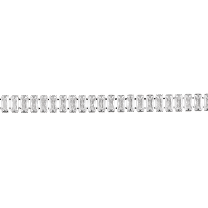 Halskette Damen Edelstahl Zelie in Silber mit Zirkonia von Heideman