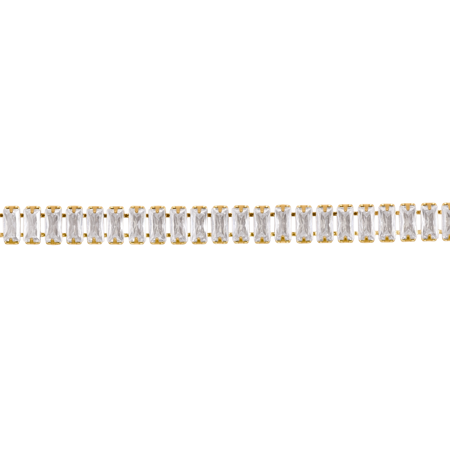 Halskette Damen Edelstahl Zelie in Gold mit Zirkonia von Heideman