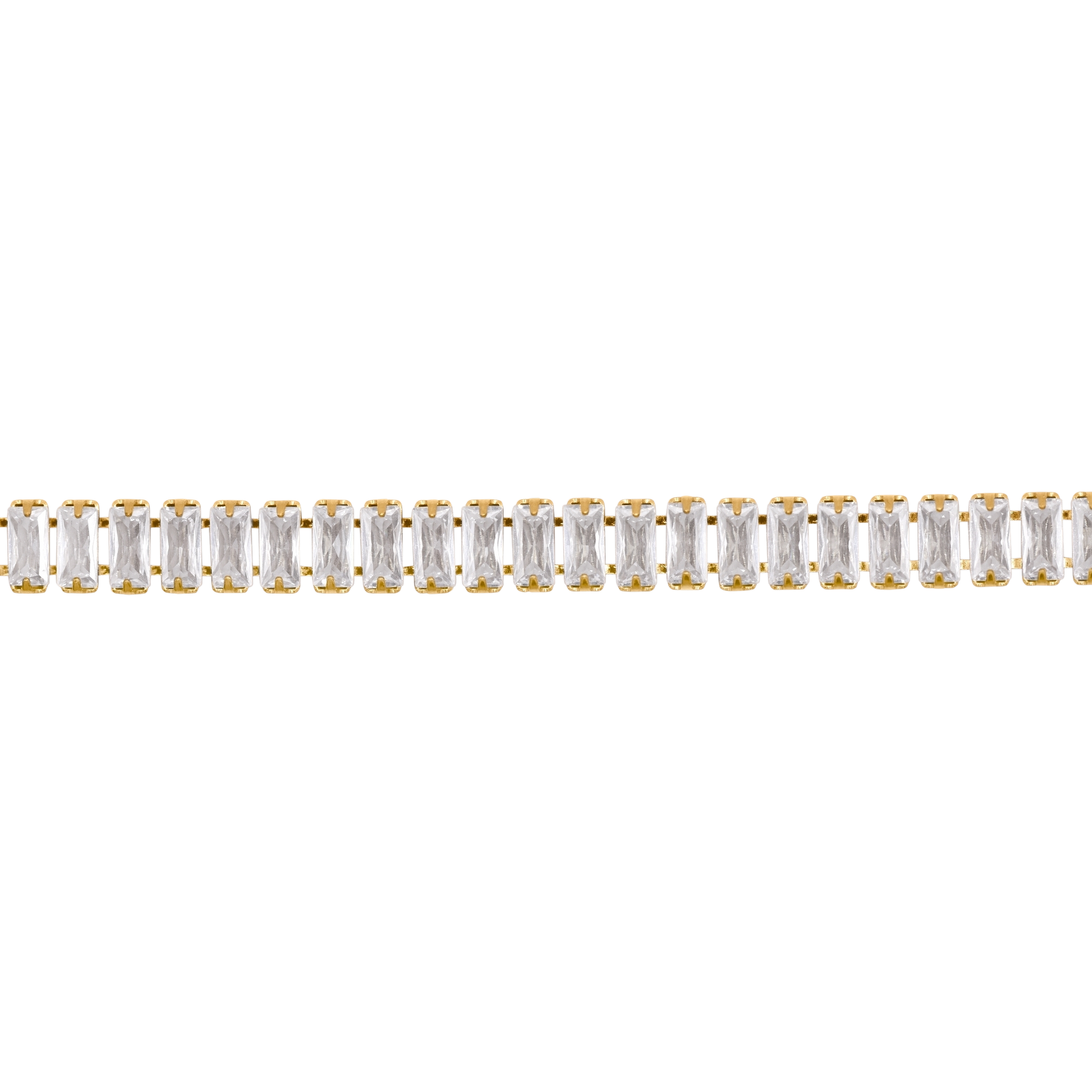 Halskette Damen Edelstahl Zelie in Gold mit Zirkonia von Heideman