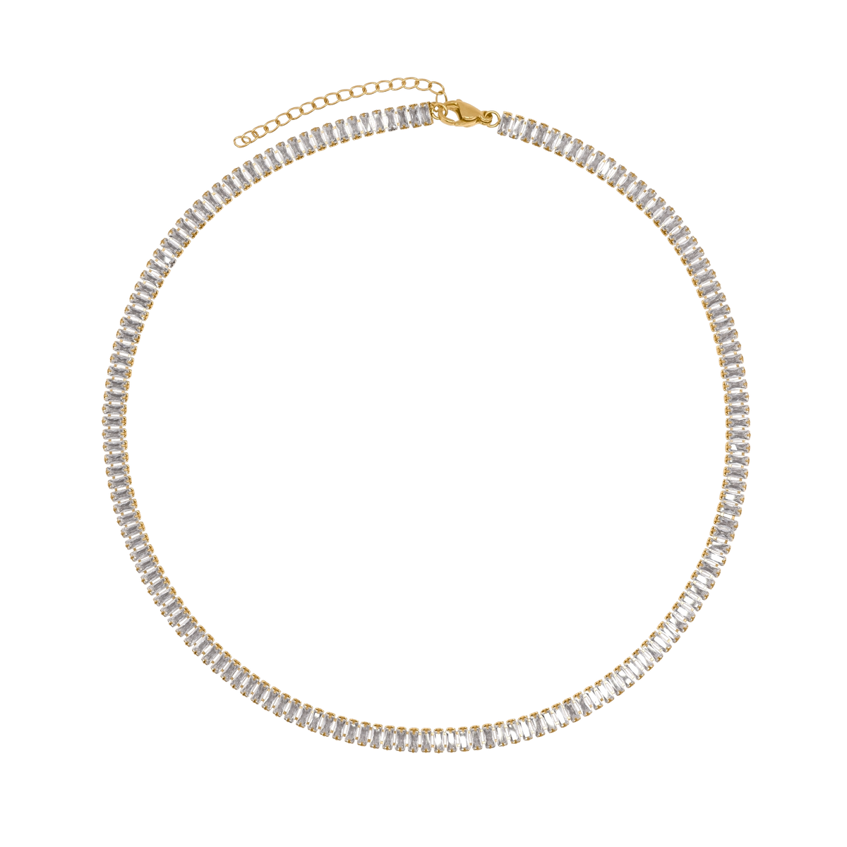 Halskette Damen Edelstahl Zelie Gold - Karabinerverschluss im Detail