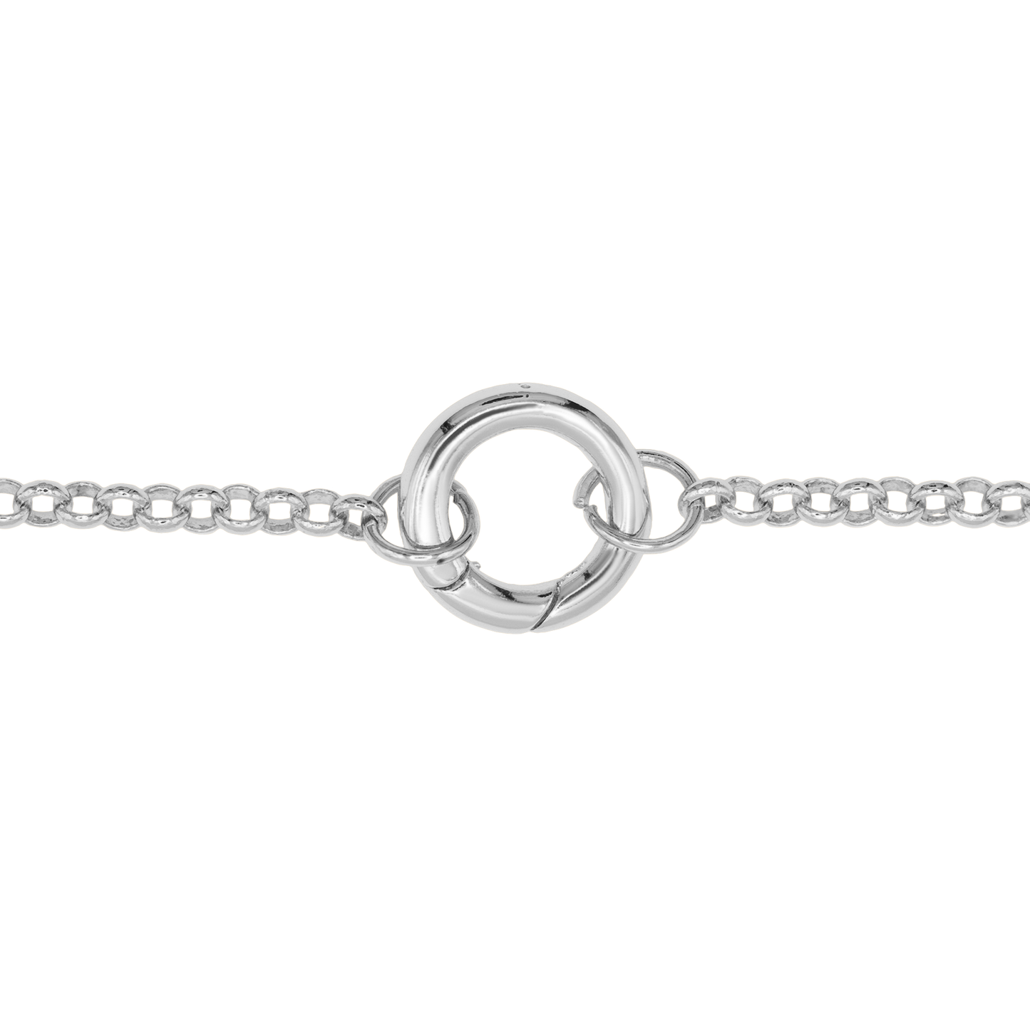 Halskette Damen Edelstahl Noelie in Silber mit filigraner Gliederkette - Produktbild