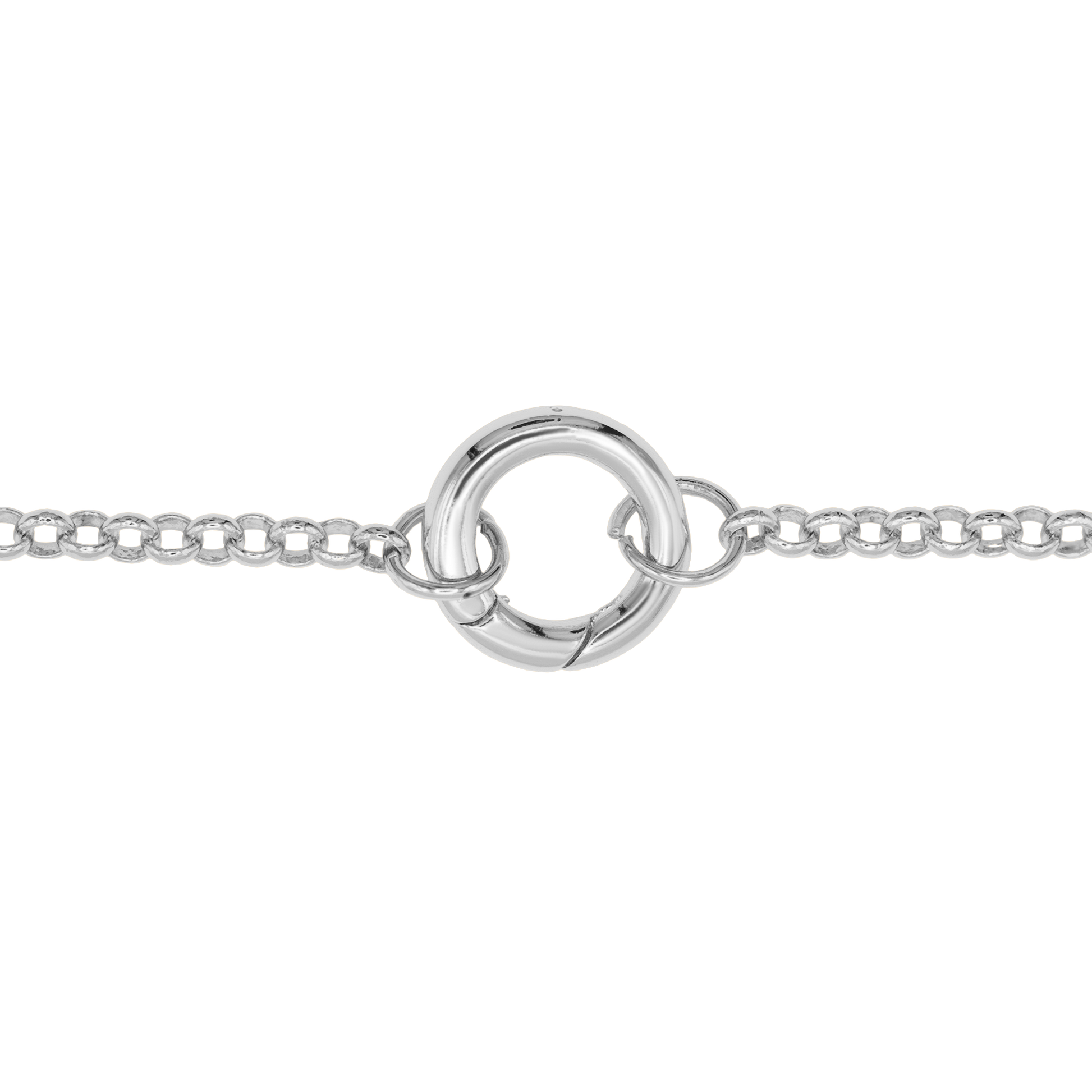 Halskette Damen Edelstahl Noelie in Silber mit filigraner Gliederkette - Produktbild