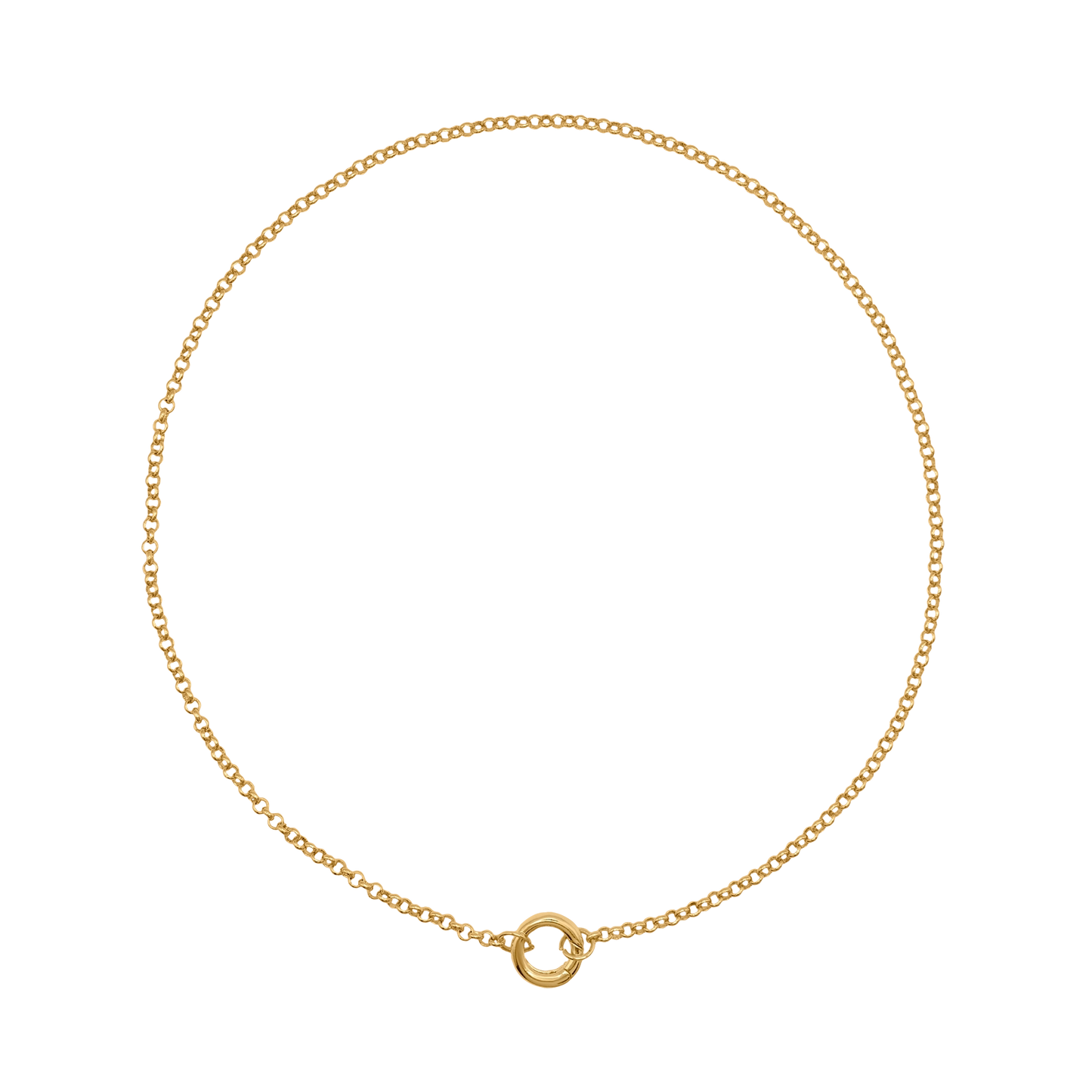 Halskette Damen Edelstahl Noelie in Gold - Verschluss im Detail