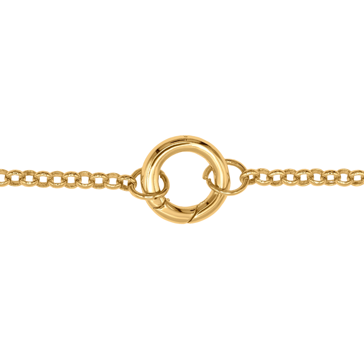 Halskette Damen Edelstahl Noelie in Gold - gestylt im Look
