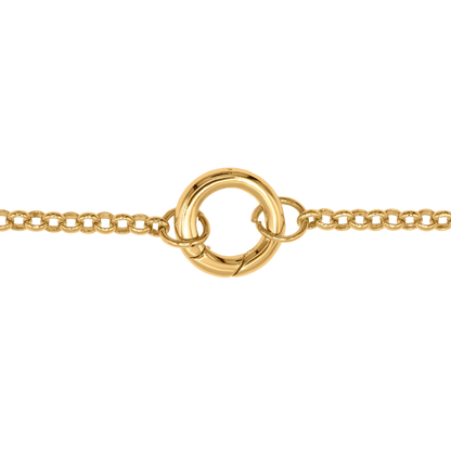 Halskette Damen Edelstahl Noelie in Gold - gestylt im Look