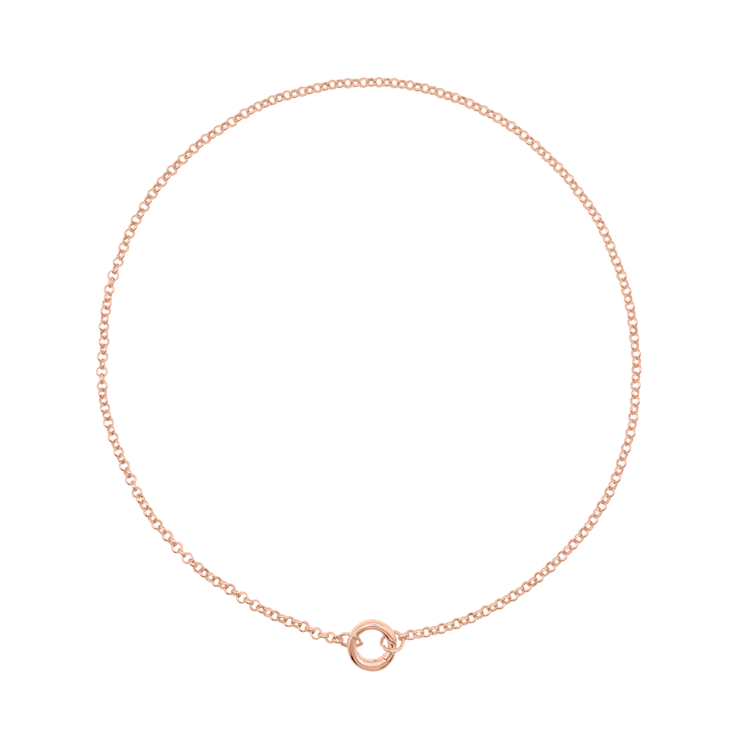 Halskette Damen Edelstahl Noelie in Rose - Verschluss im Detail