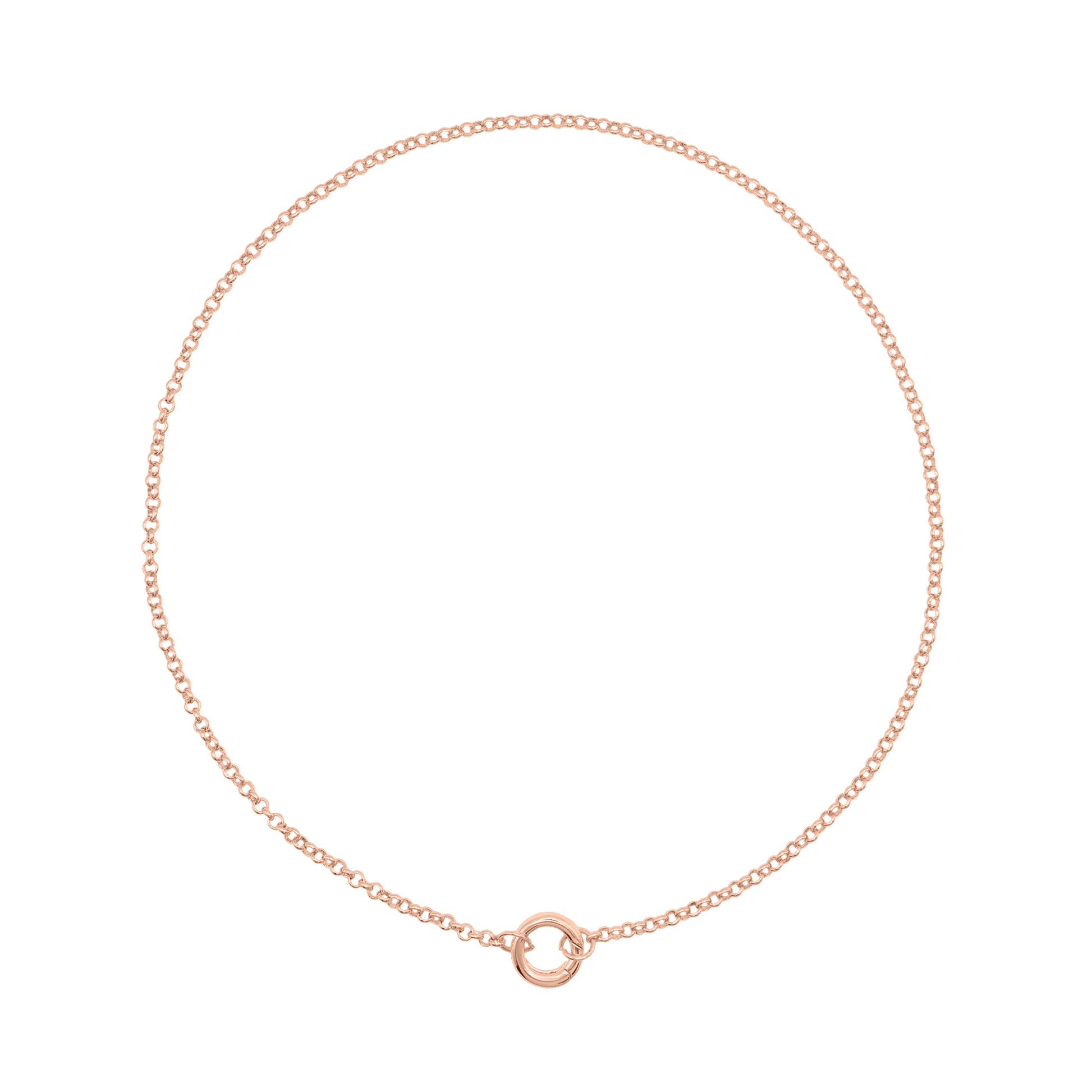 Halskette Damen Edelstahl Noelie in Rose - Verschluss im Detail