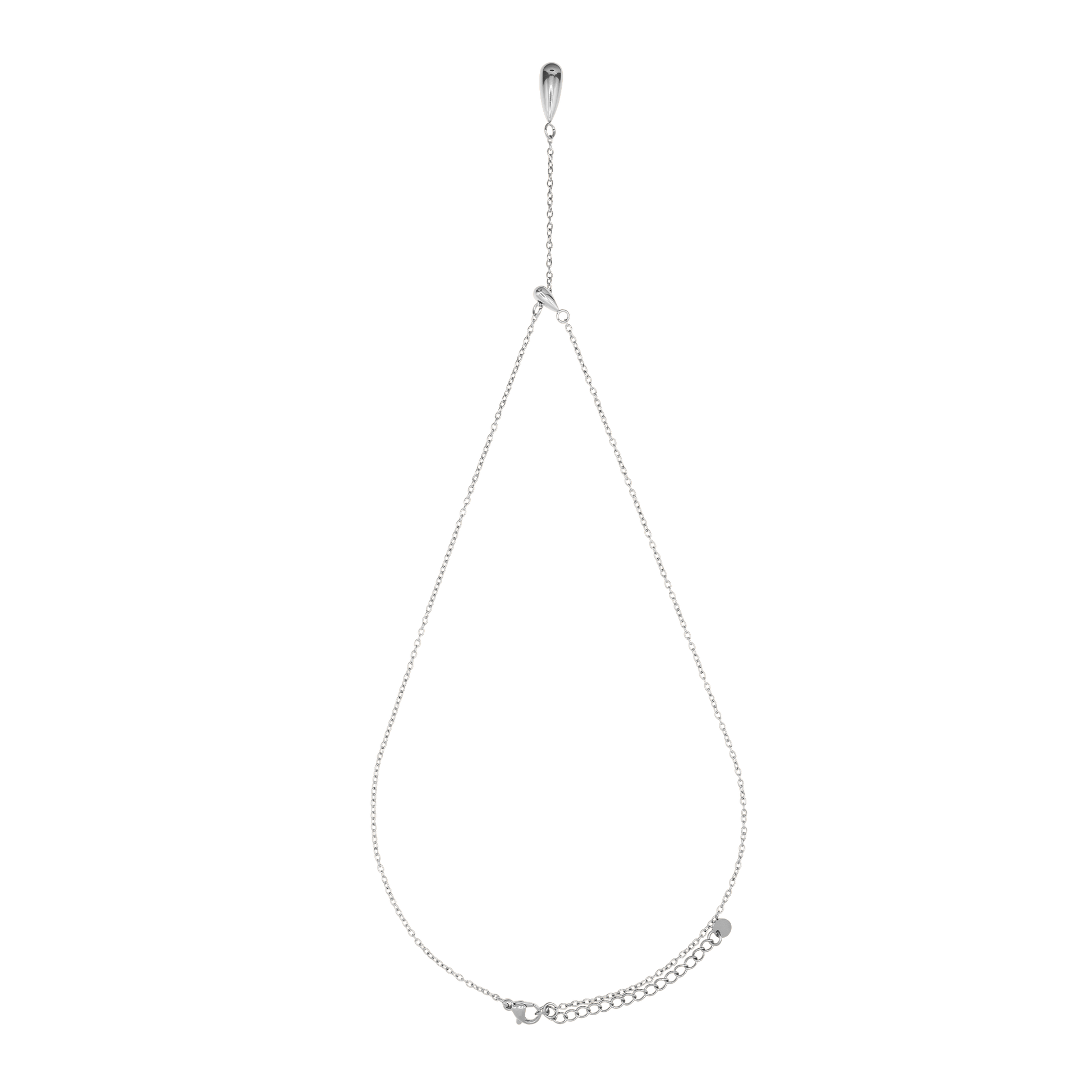 Halskette Damen Edelstahl Eulalie in Silber - in der Geschenkbox