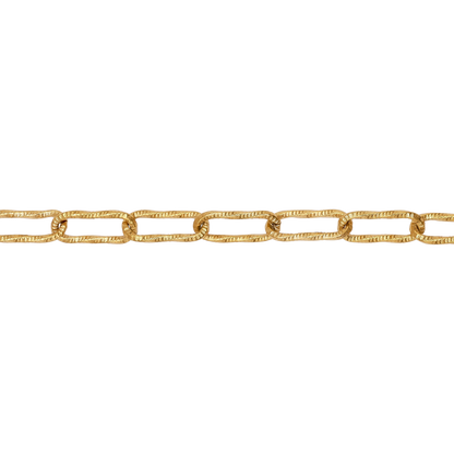 Halskette Damen Gold Sora - Gliederkette als Charmbase Produktbild