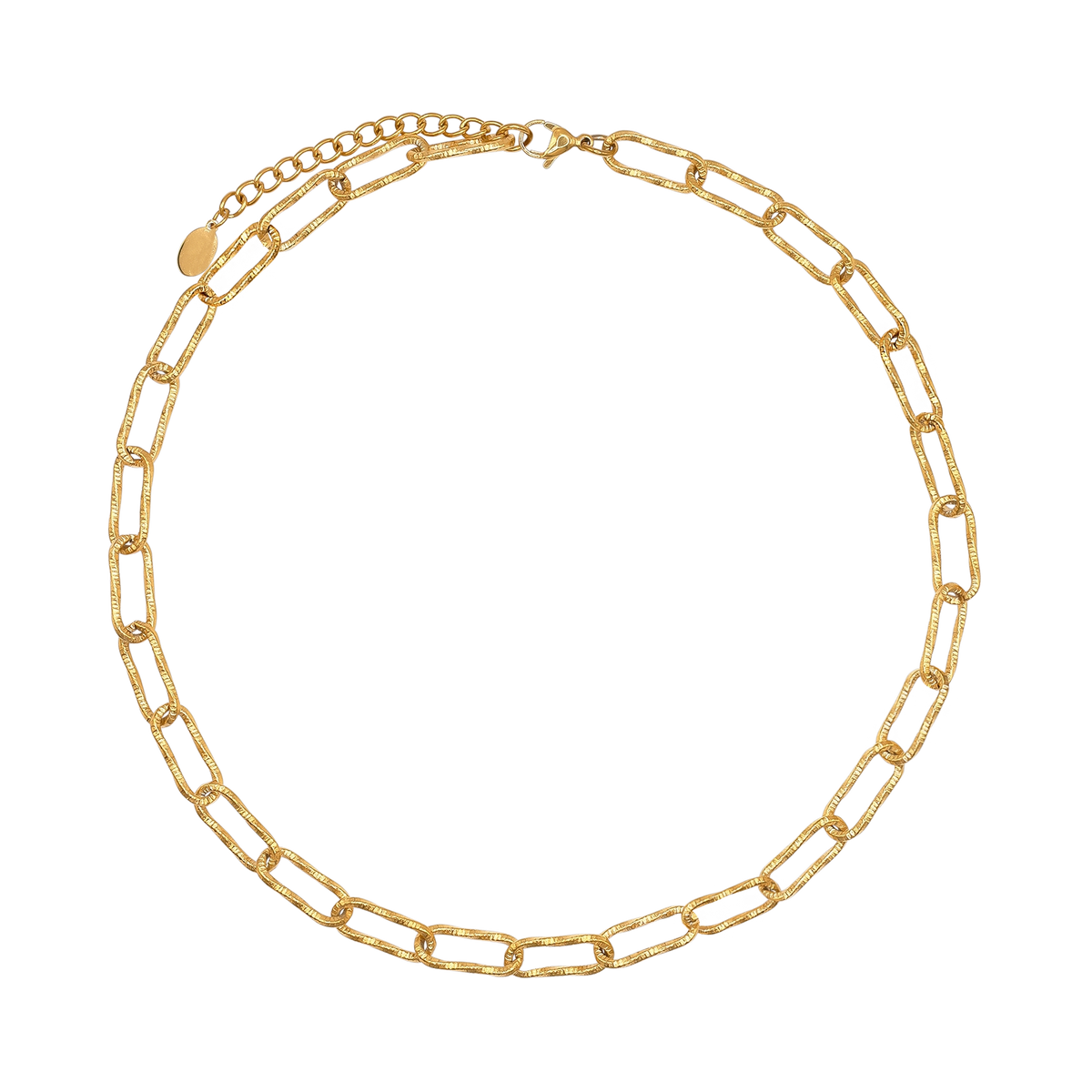 Halskette Damen Gold Sora - Detail des Karabinerverschlusses
