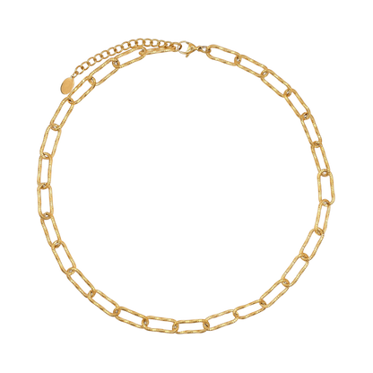 Halskette Damen Gold Sora - Detail des Karabinerverschlusses