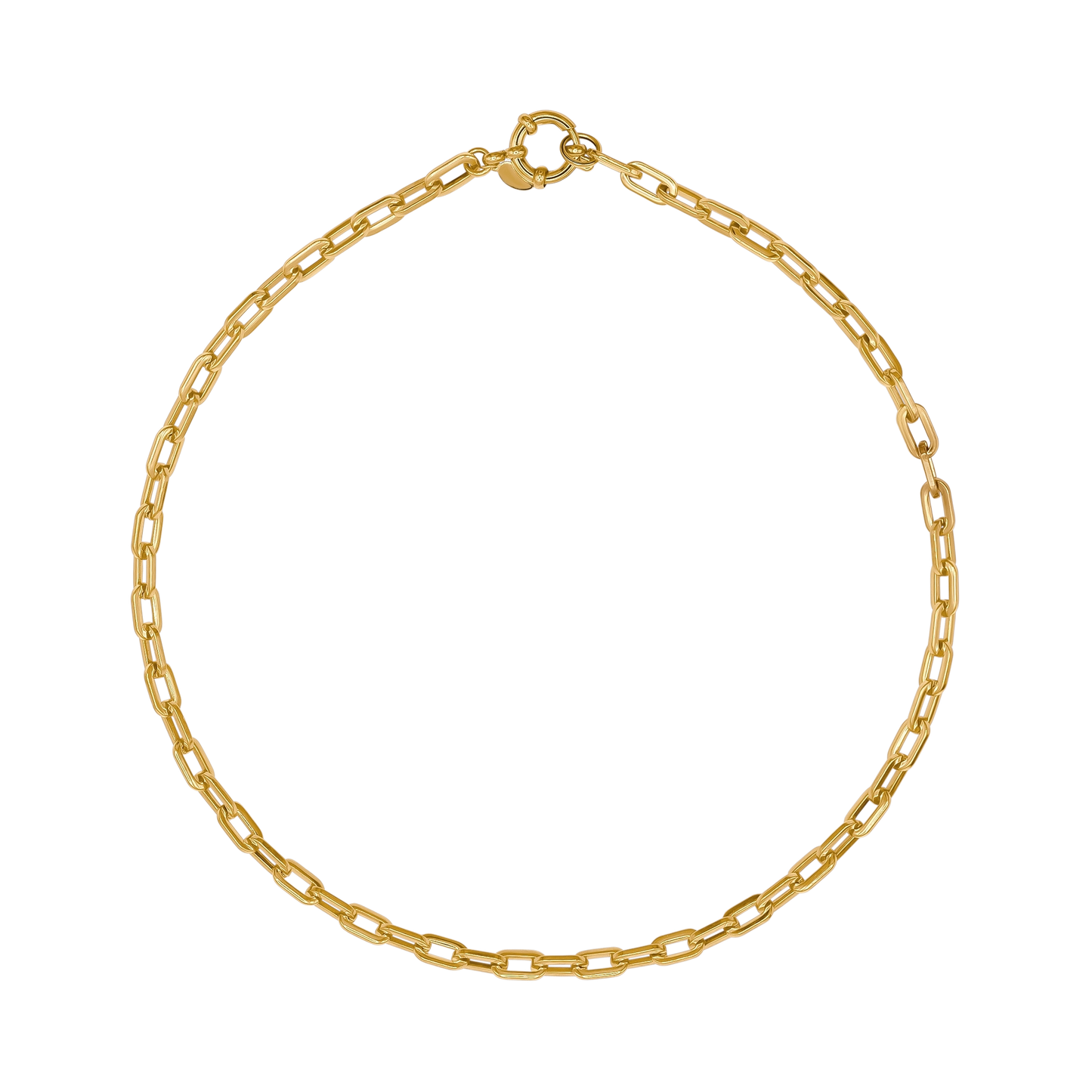 Halskette Damen Edelstahl Azra Gold - Klappverschluss im Detail