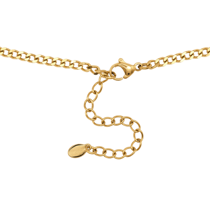 Halskette Damen Gold Eleonora - gestylt im Look