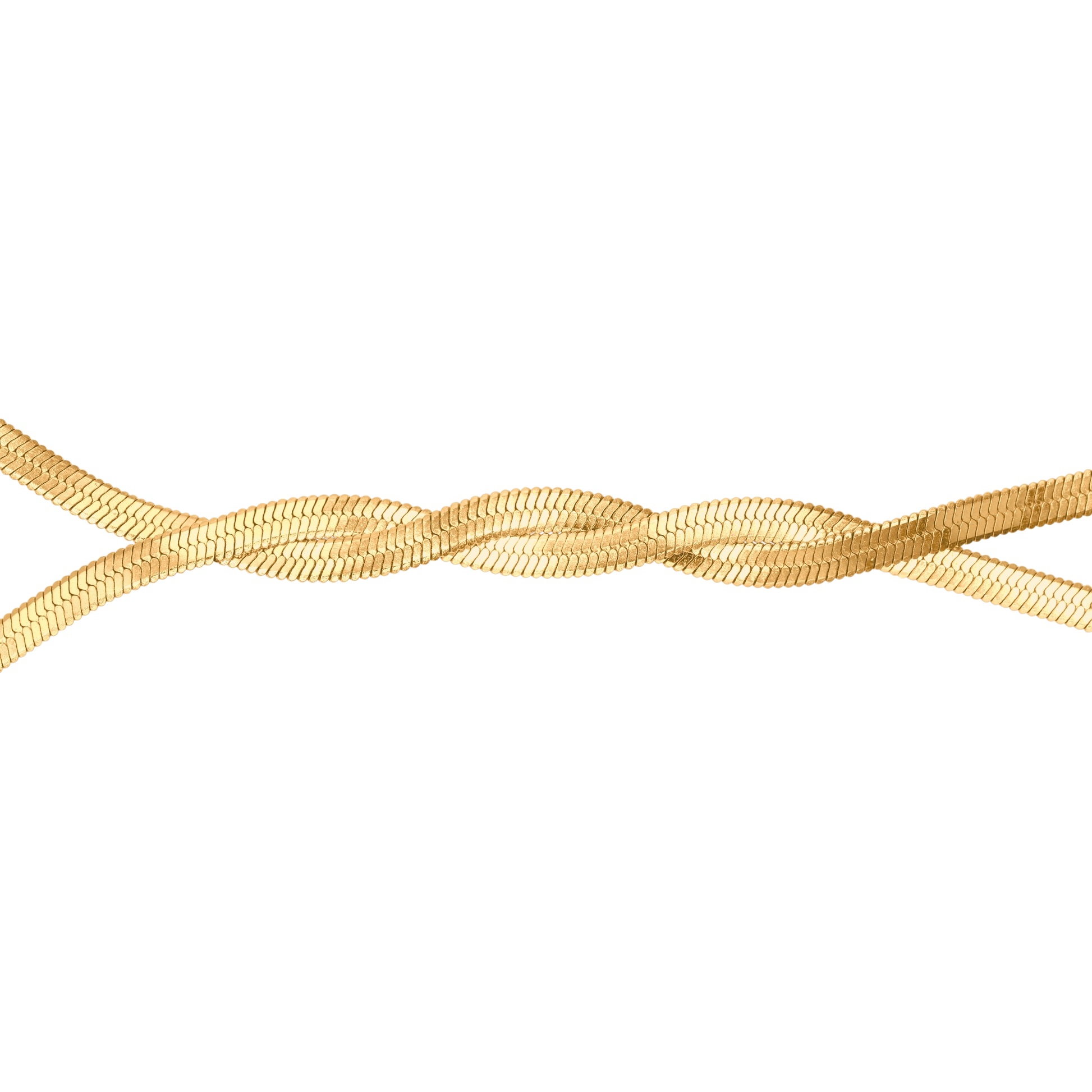 Halskette Damen Edelstahl Mathilda in Gold - Produktbild