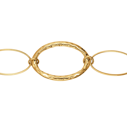 Halskette Damen Gold Caroline lange Gliederkette - Produktbild