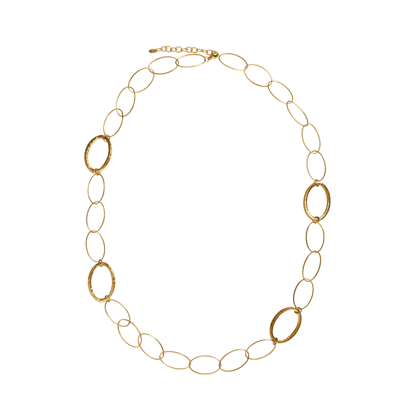 Halskette Damen Gold Caroline - Karabinerverschluss im Detail