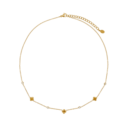 Kette Damen Edelstahl Alizee Gold Karabinerverschluss im Detail