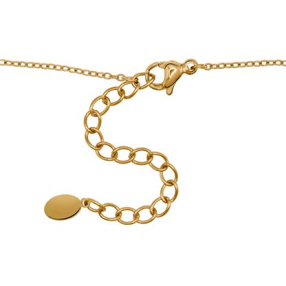Damen Kette Alizee Gold stilvoll kombiniert