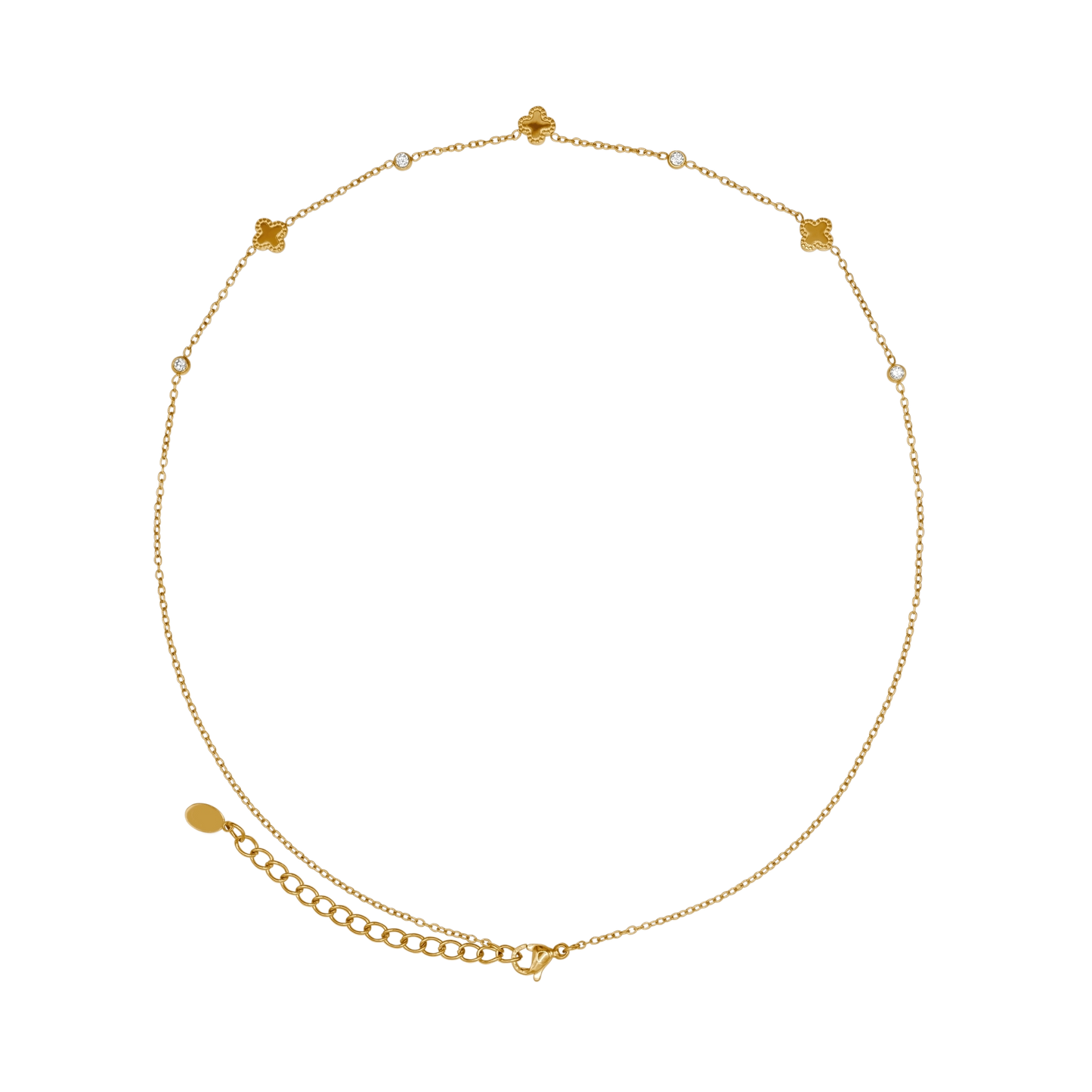 Kette Damen Edelstahl Alizee Gold in der gratis Geschenkbox